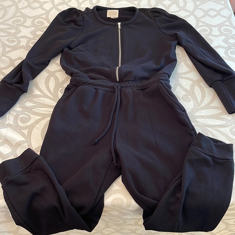 Black jumpsuit